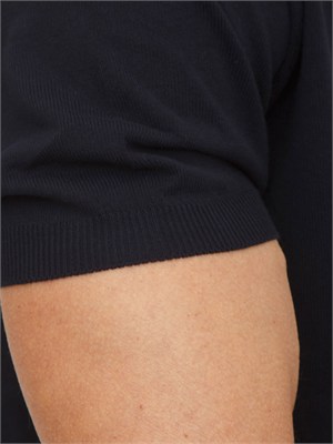 T-shirt uomo Aiace Galassi in maglia di pregiato cotone blu in UOMO