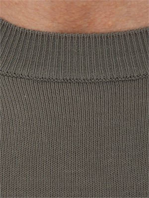 T-shirt uomo Aiace Galassi in maglia di pregiato cotone grigia in UOMO