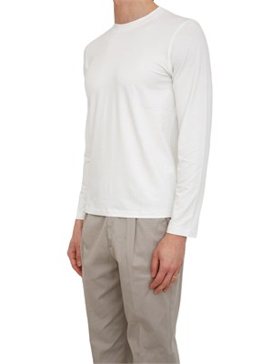 Maglia uomo Aiace Galassi in pregiata viscosa bianca in UOMO