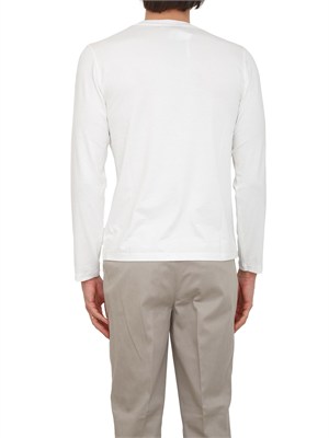 Maglia uomo Aiace Galassi in pregiata viscosa bianca in UOMO