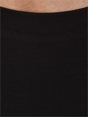 Maglia uomo Aiace Galassi in pregiata viscosa nera in UOMO