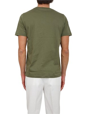 T-shirt uomo Aiace Galassi in pregiato cotone verde in UOMO