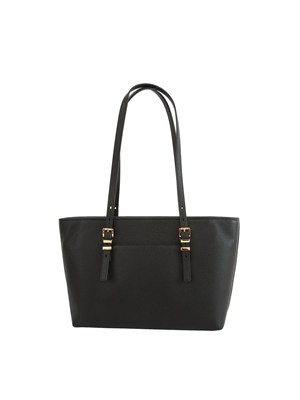 Borsa tote Quinn Michael Michael Kors in pelle nera in DONNA