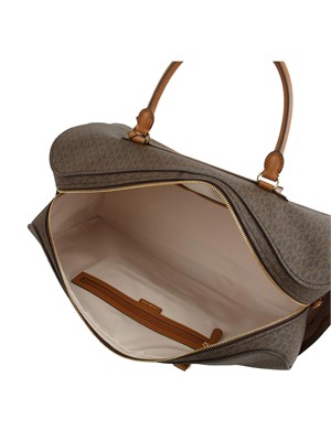 Borsone Jet Set Travel Michael Michael Kors in pelle cuoio in DONNA