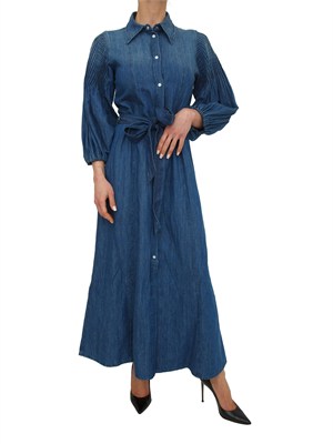 Abito Odalisca Pinko in denim fluido in DONNA