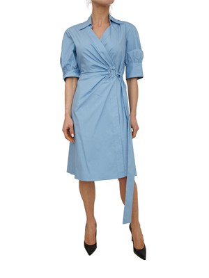 Abito Alinea Pinko in cotone azzurro in DONNA