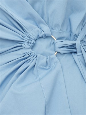 Abito Alinea Pinko in cotone azzurro in DONNA