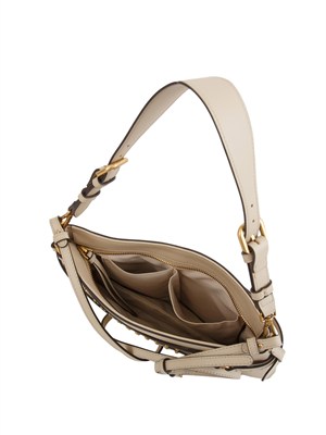 Borsa media Belt Bag Pinko in pelle beige in DONNA