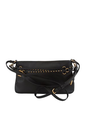 Borsa media Belt Bag Pinko in pelle nera in DONNA