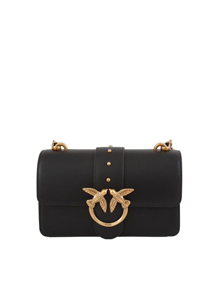 Borsa piccola Love Bag One Pinko in pelle nera