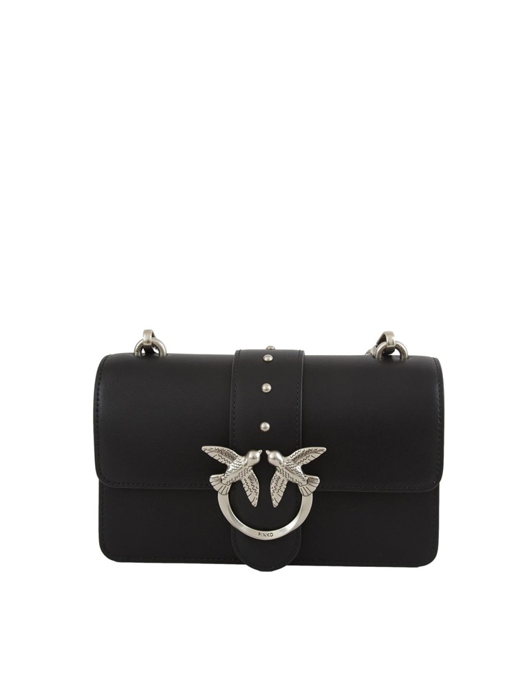 Borsa piccola Love Bag One Pinko in pelle nera