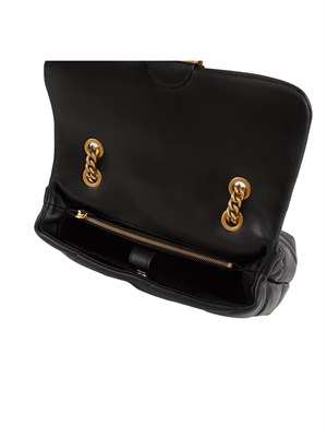 Classic Love Bag Puff Pinko in nappa nera in DONNA