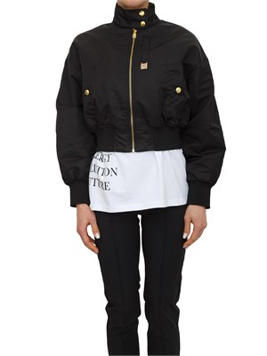 Giubbino Elisabetta Franchi in nylon nero in DONNA