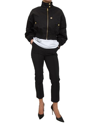 Giubbino Elisabetta Franchi in nylon nero in DONNA