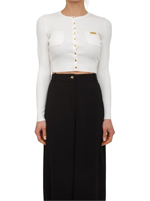 Cardigan avorio Elisabetta Franchi in DONNA