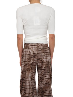 Maglia Elisabetta Franchi in tessuto avorio in DONNA