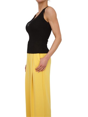 Top Elisabetta Franchi in maglia nero in DONNA