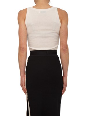 Top Elisabetta Franchi in maglia burro in DONNA