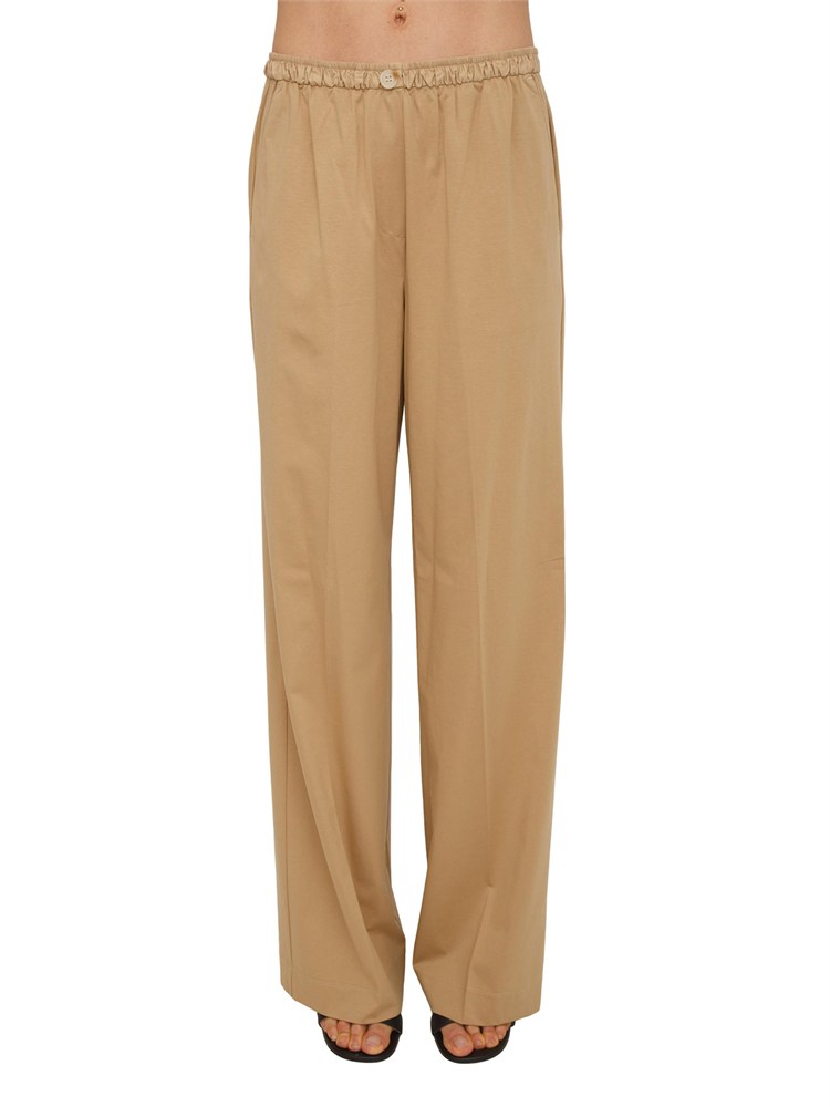 Pantaloni Elenia Nenette in tessuto beige