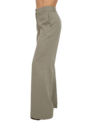 Pantaloni Erica Nenette in misto cotone verde in DONNA