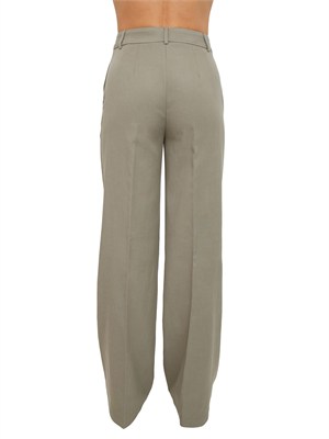 Pantaloni Erica Nenette in misto cotone verde in DONNA