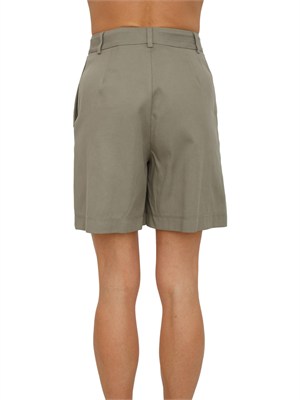 Shorts Ettore Nenette in misto cotone verde in DONNA