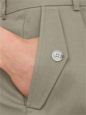 Shorts Ettore Nenette in misto cotone verde in DONNA