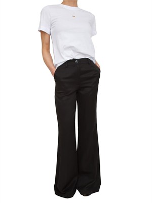 Pantaloni Ecco Nenette in viscosa leggera neri in DONNA