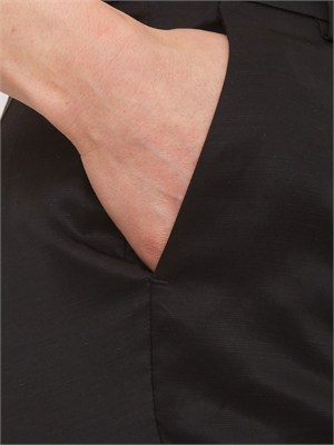 Pantaloni Ecco Nenette in viscosa leggera neri in DONNA