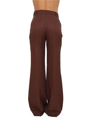 Pantaloni Ecco Nenette in viscosa leggera marroni in DONNA