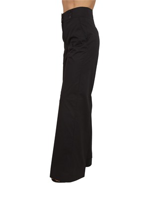 Pantaloni Emon Nenette in cotone nero in DONNA
