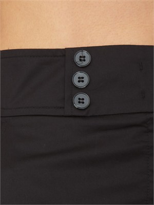 Pantaloni Emon Nenette in cotone nero in DONNA