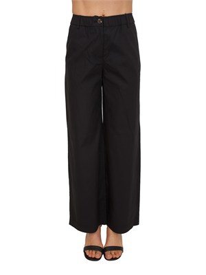 Pantaloni Elettra Nenette in cotone nero in DONNA