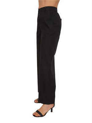 Pantaloni Elettra Nenette in cotone nero in DONNA