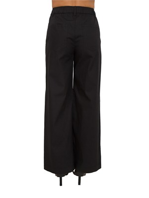 Pantaloni Elettra Nenette in cotone nero in DONNA