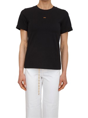 T-shirt Damas Nenette in cotone nero con logo in DONNA