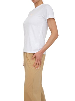 T-shirt Damas Nenette in cotone bianco con logo in DONNA
