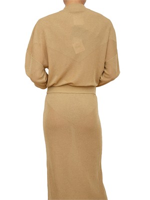 Giacca in maglia Limoncello Nenette in lurex oro in DONNA