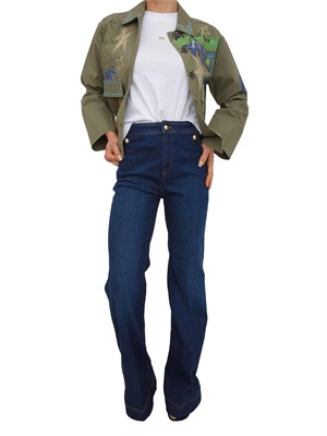 Jeans Summit Nenette in denim blu scuro in DONNA