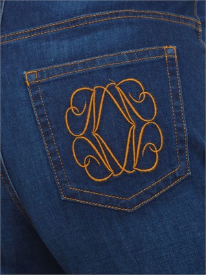 Jeans Summit Nenette in denim blu scuro in DONNA