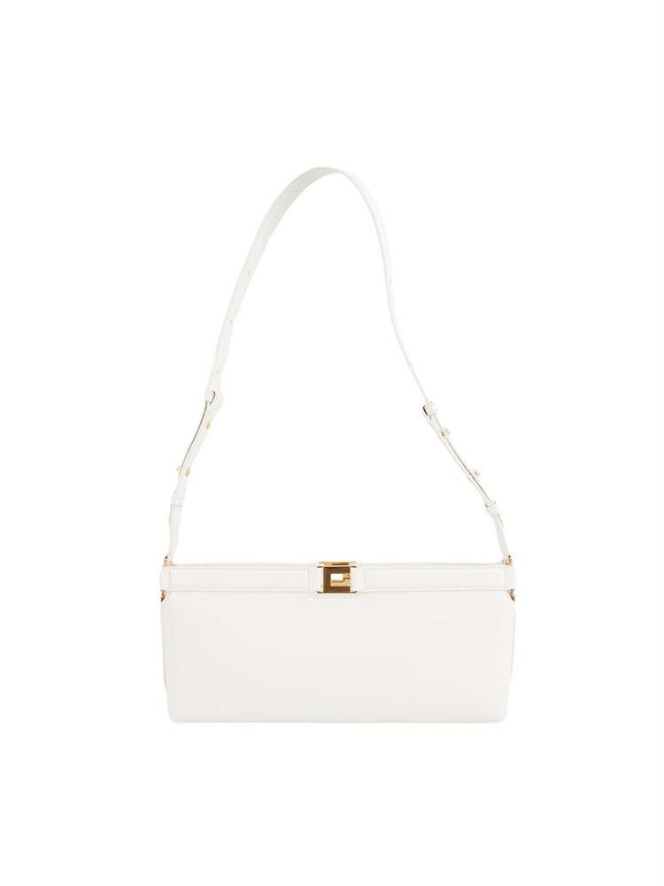 Borsa Elisabetta Franchi in ecopelle burro