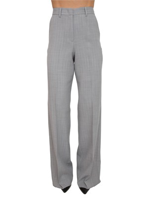 Pantalone Giunchi Marella in tela sttetch grigia effetto malfilÉ in DONNA