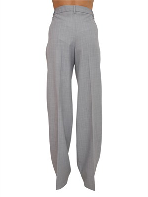 Pantalone Giunchi Marella in tela sttetch grigia effetto malfilÉ in DONNA