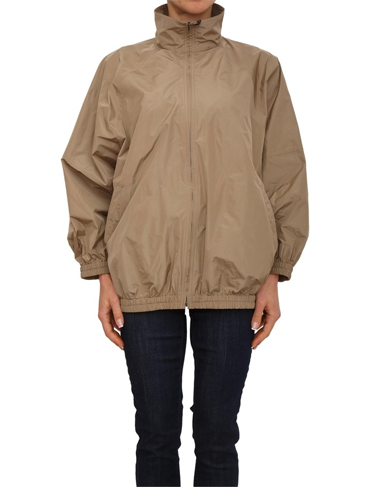 Parka Foscari Marella in taffetà tecnico taupe