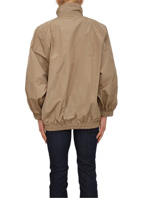 Parka Foscari Marella in taffetà tecnico taupe in DONNA