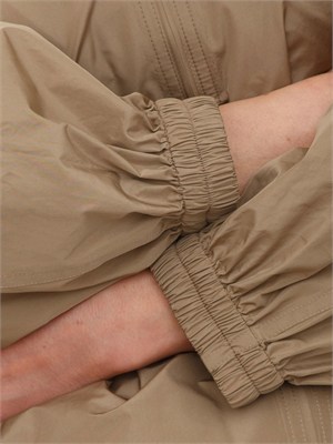 Parka Foscari Marella in taffetà tecnico taupe in DONNA