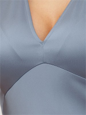 Abito Falange Marella in double satin canna da zucchero in DONNA