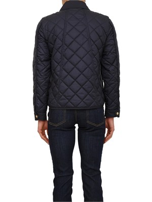 Piumino trapuntato Asti Marella in tessuto antigoccia blu in DONNA