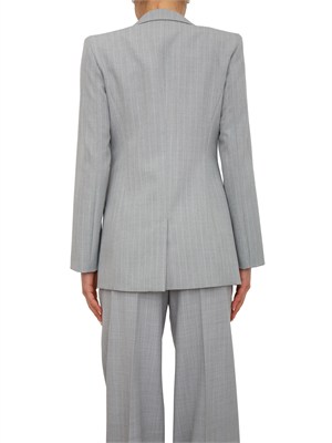 Giacca Canzone Marella in tela tecnica grigia effetto malfilÉ in DONNA