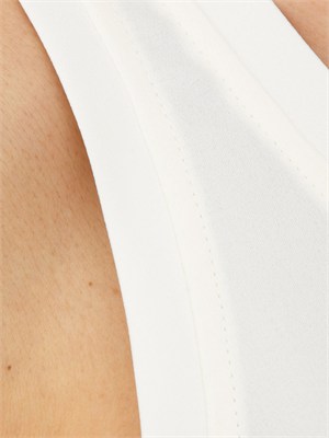 Canotta Alacre Marella in satin light fluido avorio in DONNA